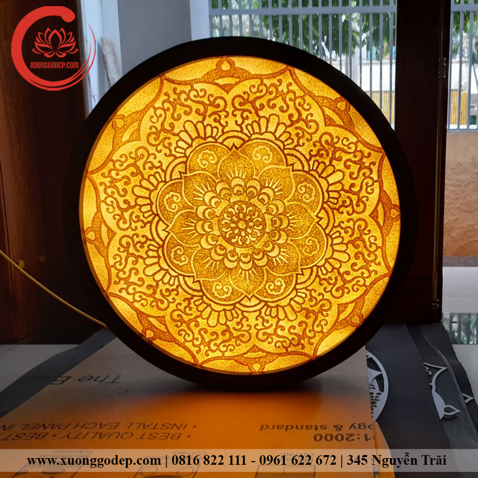 Tranh Trúc Chỉ Mandala Tròn TTC-15